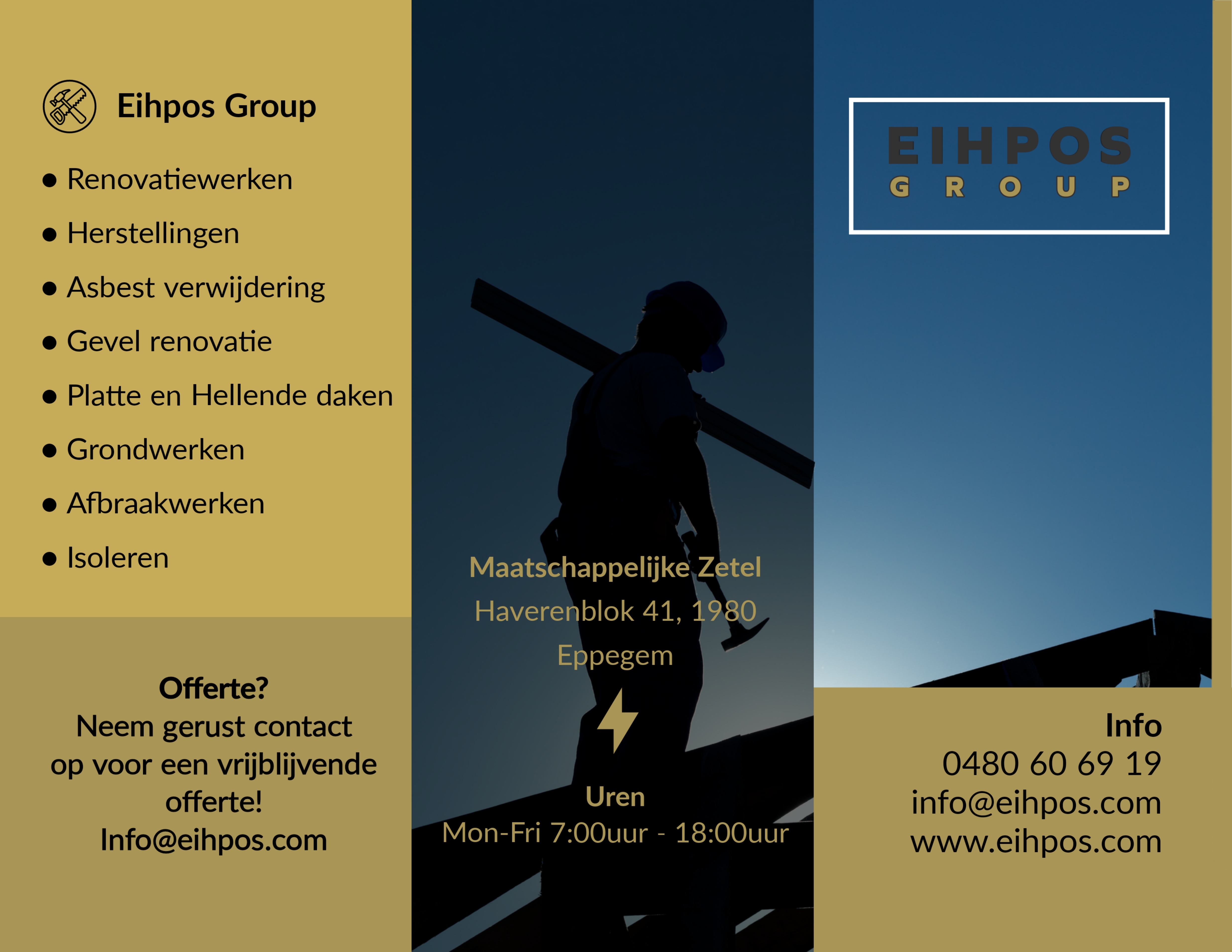 aannemers afbraakwerken Eppegem | EIHPOS Group