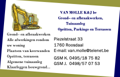 aannemers afbraakwerken Tollembeek Van Molle K&J