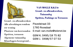 aannemers afbraakwerken Ninove Van Molle K&J